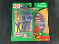 2003 MIB Hasbro  Cobra Commander G.I. Joe Action Figure w/ Mission Disc