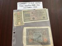 (3) Old German Notes