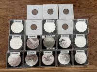 Qty Of 1 Ounce Silver Coins 