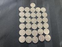 Qty Of 1960 Canadian Nickels