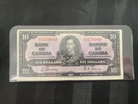    1937 Canadian Ten Dollar Bill