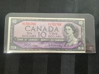    1954 Canadian Ten Dollar Bill