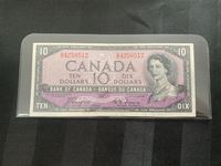    1954 Canadian Ten Dollar Bill