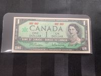    1967 Canadian One Dollar Bill