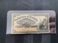    1900 Canadian Twenty Five Cent Bill
