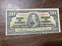 1927 Canadian $20 Bill