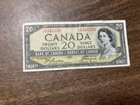 1954 Canadian $20 Bill