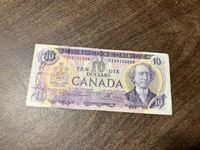 1971 Canadian $10 Bill