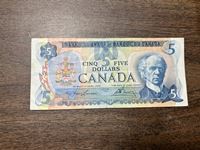 1979 Canadian $5 Bill