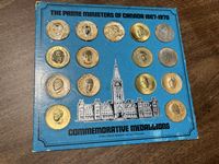    Prime Ministers Of Canada Medallion Set