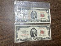 1953 American $2 Bills