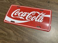    Coca-Cola License Plate