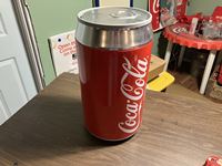    Coca-Cola Garbage Can