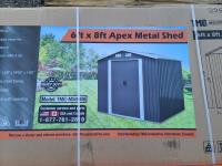  TMG Industrial  6 Ft X 8 Ft Metal Shed