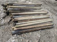 (70±) Various Sized Fence Posts