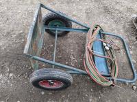   Welding Cart w/ Hoses, Cutting Torch and Guages