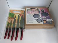    Knives Set & Cast Iron Pans