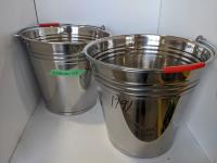    (2) 20L Stainless Steel Pails 