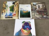    (3) Large Specialty Prints w/ 3 Prints