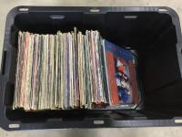    1 Tub of Vintage LPs - Long Play Records