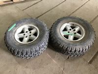    (4) Hankook 31 X 10.50R15 Tires on Jeep Rims