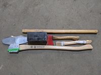    (2) Axes, Axe Handle and Grill Brick