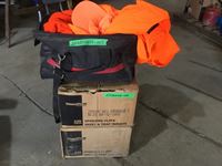    (2) Boxes of Skeets and Hunting Clothing