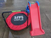    Kids Slide and Trampoline
