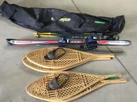    (2) Pairs of Snow Shoes, Skis and Poles
