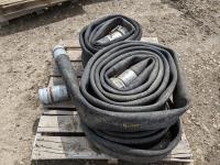    (3) 4 Inch 20 Ft Hoses