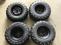    (2) 25X 8-12, (2) 25X10-12 Quad Tires with Rims