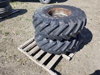    (2) Goodyear 13.50-16.0 Tires w/ Rims