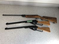    (2) Daisy BB Guns & (1) Libertty Pellet Gun