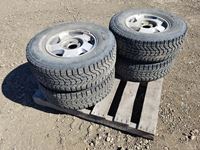    (4) Firestone Winterforce 245/75 R16 Tires & Rims