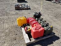    Assortment of Plastic Jerry Cans