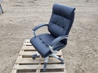    Black Leather Office Chair