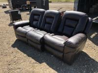    Leather Lazy Boy Reclining Couch