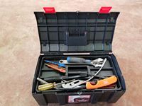 Plastic 19 Inch Toolbox with Contents
