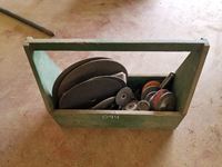 Wooden Crate with Grinding & Cutting Discs