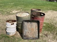 Steel Barrels & Catch Pan
