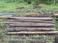 (21±) Assorted Sizes Treated Fence Posts