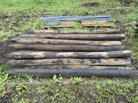 (21±) Assorted Sizes Treated Fence Posts