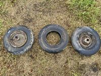 (3) Small Tires
