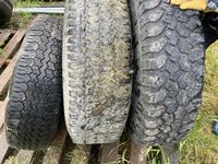 (3) Truck Tires on Rims