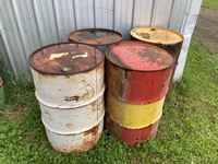 (4) 55 Gallon Barrels