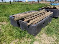 (70±) 3-4 Inch and 6-7 Ft Long Posts in Poly Tote