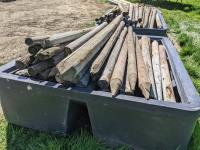 (70±) 3-4 Inch and 6-7 Ft Long Posts in Poly Tote