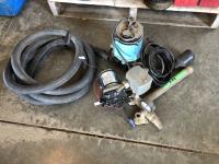 RV Water Pump, Pressure Switch and Sump Pump