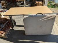 (1) 30 Inch X 60 Inch Table & (1) Folding Table