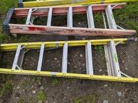 (2) 6 Ft Fibreglass Step Ladders